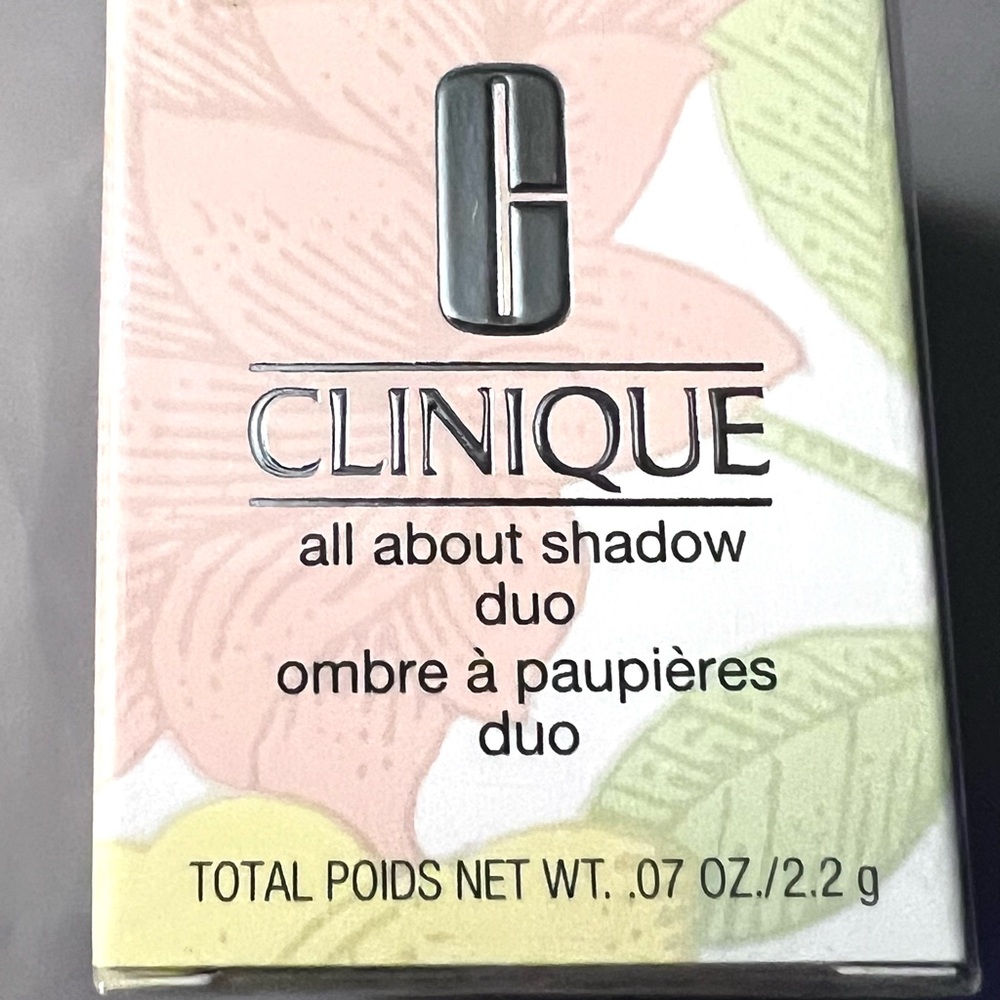 CLINIQUE ALL ABOUT SHADOW DUO EYE SHADOW JAMMIN .07 OZ / 2.2 G FULL SIZE NIB - Picture 2 of 6